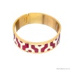 Браслет Francesca Bianchi, кафф, с эмалью, FB25.2-LAS5 красный, 6см