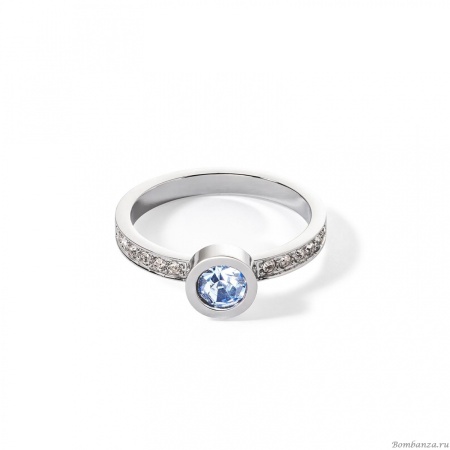 Кольцо Coeur de Lion, Light Blue-Silver 18.5 мм 0228/40-0741 58