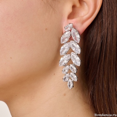 Серьги Dyrberg Kern, BANYAN SS CRYSTAL, 470038 Серьги Dyrberg Kern, BANYAN SS CRYSTAL, 470038