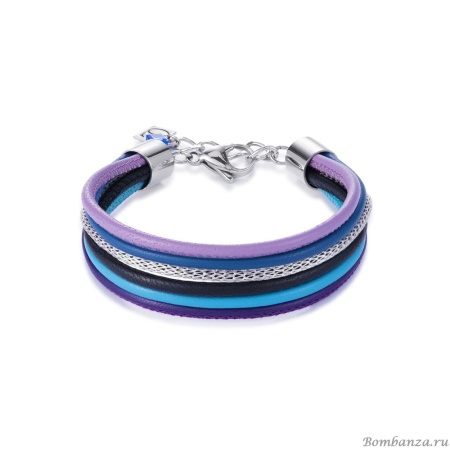 Браслет Coeur de Lion, Blue-Purple, 0120/30-0708