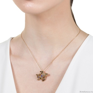 Колье-брошь Fiore Luna, Черепаха 15A13NK021AV02 BR Колье-брошь Fiore Luna, Черепаха 15A13NK021AV02 BR
