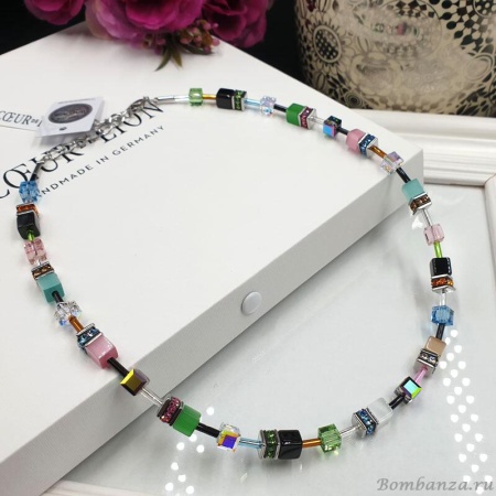 Комплект Coeur de Lion, Multicolour Pastel, серьги и колье. Германия
