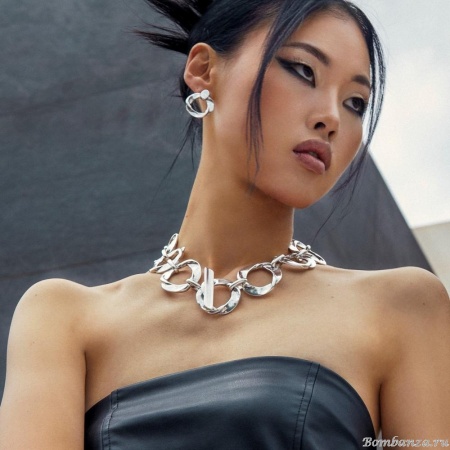 Колье VIDDA, Impact, металл, VD23.2-01831 серебристый, 50см