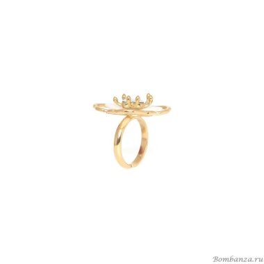 Кольцо Franck Herval, Lisette, с перламутром и кристаллами Swarovski, FH25.2-19-63711 белый