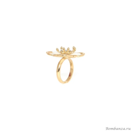 Кольцо Franck Herval, Lisette, с перламутром и кристаллами Swarovski, FH25.2-19-63711 белый