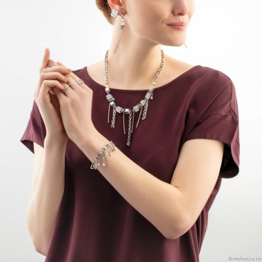 Серьги Coeur de Lion, Crystal-Silver, 3020/21-1817 Серьги Coeur de Lion, Crystal-Silver, 3020/21-1817