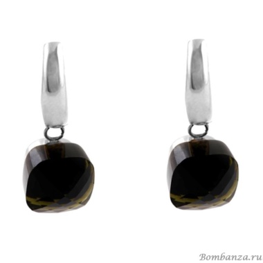 Серьги Qudo, Firenze olive, 300003 G/S, зеленый серебряный, зеленый серебряный Серьги Qudo, Firenze olive, 300003 G/S, зеленый серебряный, зеленый серебряный