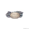 Браслет Nature Bijoux, Pebble Beach, жемчуг и вставка из эбенового дерева, NB25.2-13-44323 серый