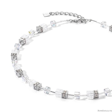 Колье Coeur de Lion, White-Silver, 3018/10-1417