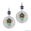 Серьги TARATATA, Celeste, смола, бусины, стразы и кабошон, TT-W23-09765-104 синий Серьги TARATATA, Celeste, смола, бусины, стразы и кабошон, TT-W23-09765-104 синий