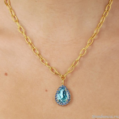 Колье Dyrberg Kern, METTA SG AQUA/LIGHT BLUE, 440102