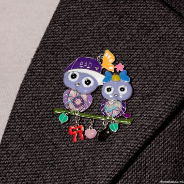 Брошь Shadore, Совы