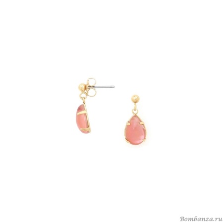 Серьги Ori Tao, Water Lily, с палаванским перламутром, OT25.1-12-32093 коралловый