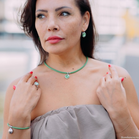 Колье Fiore Luna, Emerald