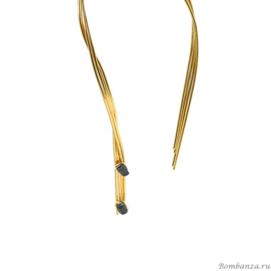 Колье Katerina Vassou, Violet, гривна, со вставкой из турмалина, KV24.1-308851GTOURM золотистый Колье Katerina Vassou, Violet, гривна, со вставкой из турмалина, KV24.1-308851GTOURM золотистый