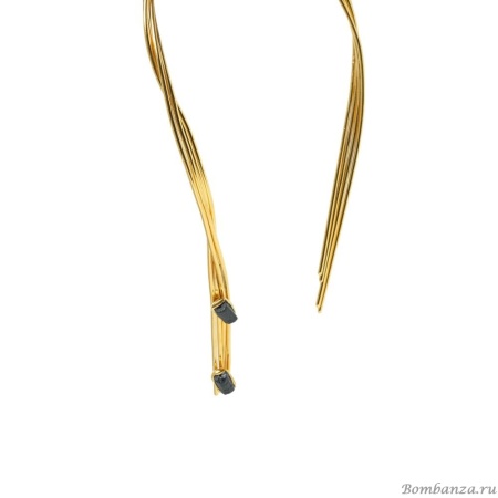 Колье Katerina Vassou, Violet, гривна, со вставкой из турмалина, KV24.1-308851GTOURM золотистый