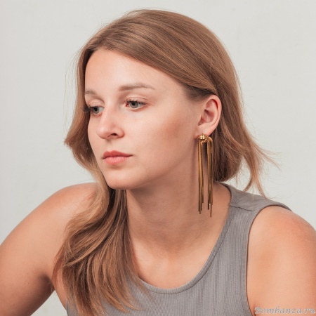 Серьги Fiore Luna, Узел, AWE1061-G