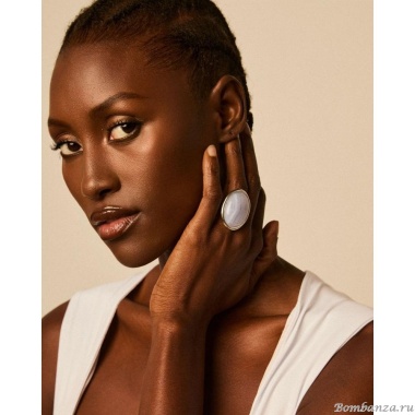 Кольцо VIDDA, Hera, с халцедоном, VD25.2-02145202 голубой, 18