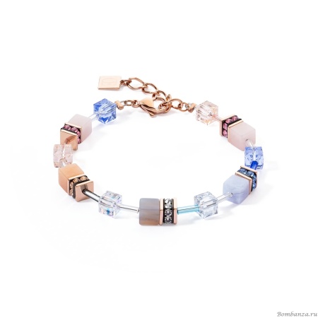 Браслет Coeur de Lion, Light blue-Beige, 4905/30-0738. Германия