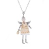 Подвеска Miamelie, кукла Белинда с крыльями, MiA-2408-CL7422 серебристый Подвеска Miamelie, кукла Белинда с крыльями, MiA-2408-CL7422 серебристый