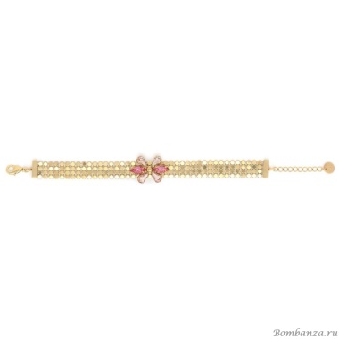 Браслет Franck Herval, Irene, с кристаллами Swarovski, FH24.2-13-72741 золотистый Браслет Franck Herval, Irene, с кристаллами Swarovski, FH24.2-13-72741 золотистый