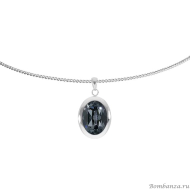Колье Qudo, TIVOLA big S silver night, 404614.1 BW/S Колье Qudo, TIVOLA big S silver night, 404614.1 BW/S