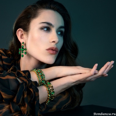 Браслет Dyrberg Kern, ARIANE SG EMERALD GREEN, 430034