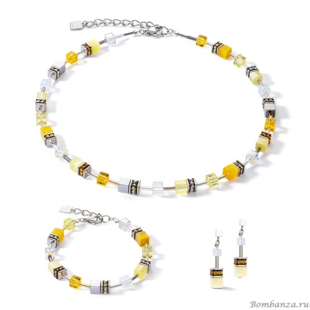 Браслет Coeur de Lion, Joyful Colours Yellow, 3339/30-0100. Германия