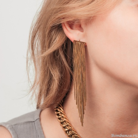 Серьги Fiore Luna, Дождь, AWE3086-G