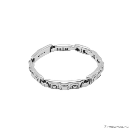 Браслет Ciclon, Multi Kubik, металл, с муранским стеклом, CN-243103 бирюзовый, 20