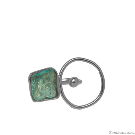 Кольцо Katerina Vassou, Tulip, с топазом, KV24.1-308803B серебристый