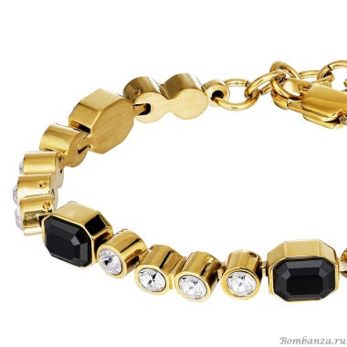 Браслет Dyrberg Kern, GRIVNA SG BLACK / CRYSTAL, 470091 Браслет Dyrberg Kern, GRIVNA SG BLACK / CRYSTAL, 470091