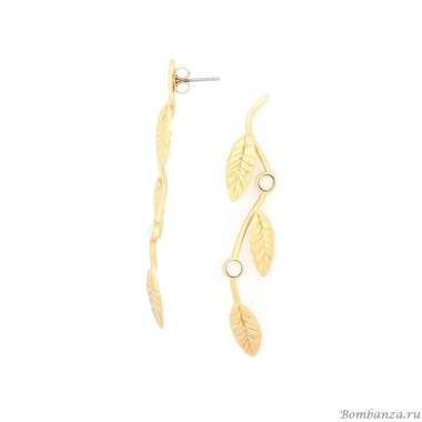 Серьги Franck Herval, Merry, с кристаллами Swarovski, FH24.2-12-68959 золотистый