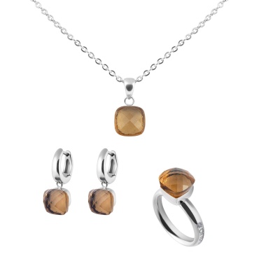 Кольцо Qudo, Firenze champagne 19 мм 612075 BR/S Кольцо Qudo, Firenze champagne 19 мм 612075 BR/S