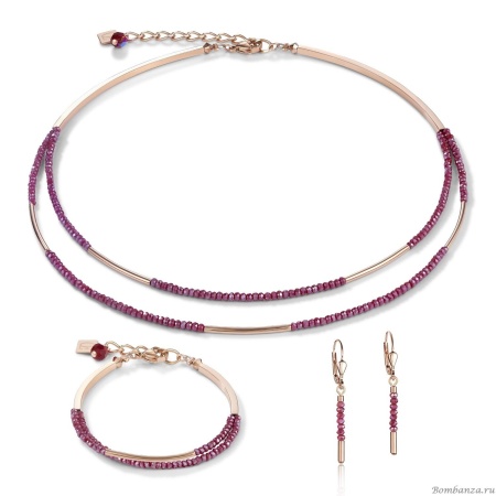 Серьги Coeur de Lion, Red 4998/20-0300. Германия