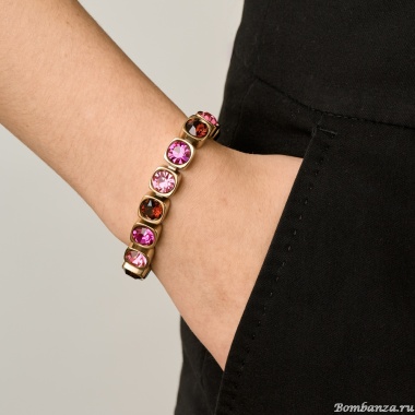 Браслет Dyrberg Kern, CONIAN SG WINE / PINK, 450159 Браслет Dyrberg Kern, CONIAN SG WINE / PINK, 450159