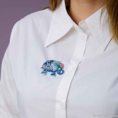 Брошь Shadore, Слон