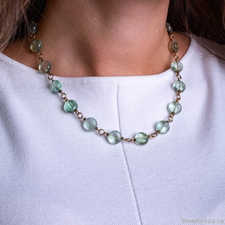 Колье Lanzerotti, Ispirazione, флюорит, LZ-24.10-435 зеленый