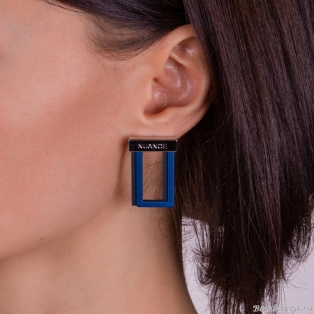 Серьги Nuance, асимметричные, NFN-23.03-027 серебристый