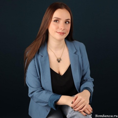 Колье TARATATA, Chardon bleu, со стеклянными бусинами, тигровым глазом, TT-H24-09113-204 синий Колье TARATATA, Chardon bleu, со стеклянными бусинами, тигровым глазом, TT-H24-09113-204 синий