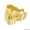 Кольцо TARATATA, Crocus, разъемное,цветная смола и микрошарики, TT-H24-02409-20Y желтый