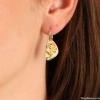 Серьги TARATATA, Brindille, с цветной смолой и микрошариками, TT-E24-07755-101 белый Серьги TARATATA, Brindille, с цветной смолой и микрошариками, TT-E24-07755-101 белый