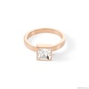 Кольцо Coeur de Lion, Brilliant Square Rose Gold, 0500/40-1822 58