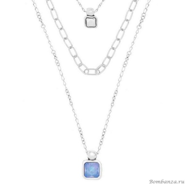 Колье VIDDA, Caramel, тройное, с кристаллом Swarovski, VD22-00857 голубой Колье VIDDA, Caramel, тройное, с кристаллом Swarovski, VD22-00857 голубой