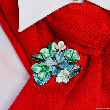Брошь Shadore, Фиалки
