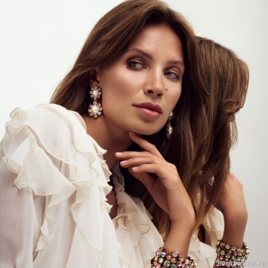 Серьги Dyrberg Kern, LINA SG PASTEL MULTI / WHITE PEARL, 460507 Серьги Dyrberg Kern, LINA SG PASTEL MULTI / WHITE PEARL, 460507