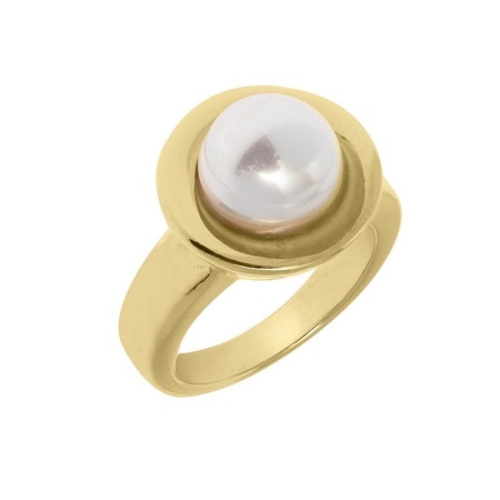 Кольцо VIDDA, Pearl, с жемчугом, VD23-01676 белый, 17,5
