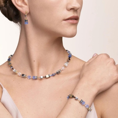Комплект Coeur de Lion, Blue-Gold, серьги и колье Комплект Coeur de Lion, Blue-Gold, серьги и колье. Германия