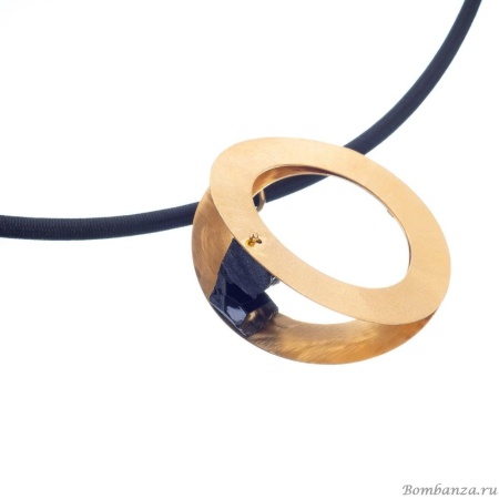 Колье Katerina Vassou, с турмалином, KV23.2-299462 золотистый Колье Katerina Vassou, с турмалином, KV23.2-299462 золотистый