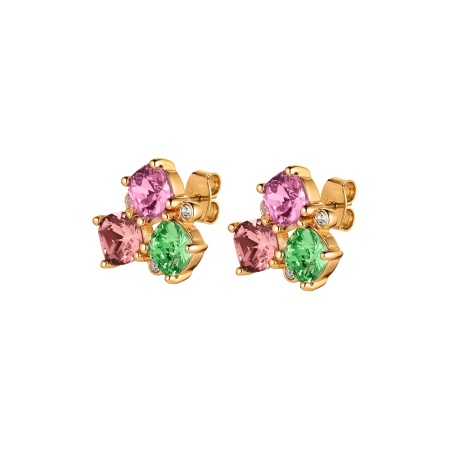 Серьги Dyrberg Kern, VIENA SG ROSE/GREEN, 420101